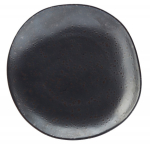 UTOPIA VITRIFIED PORCELAIN NERO PLATE 7.5"