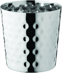 UTOPIA STAINLESS STEEL CUP HAMMERED 3.5" 13.75OZ F91136