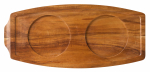 UTOPIA ACACIA WOOD REVERSIBLE BOARD 13.4X6.1"