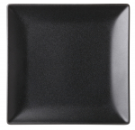 UTOPIA STONEWARE NOIR SQUARE PLATE 7"
