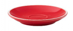 UTOPIA SUPER VITRIFIED PORCELAIN BARISTA RED ESPRESSO SAUCER 4.5"