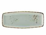 UTOPIA VITRIFIED PORCELAIN UMBRA BRIAR OBLONG PLATE 14.6"