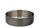 UTOPIA BRUSHED BLACK DIP POT 3" (7.5CM) 4OZ (10CL)