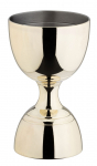 UTOPIA GOLD ROUND BULB JIGGER 25ML/50ML