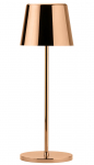 COPPER BERMUDA LED LAMP 32CM CORDLESS