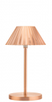 BRUSHED COPPER ARUBA LAMP 23CM LED CORDLESS