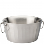 SATIN DOUBLE WALL ICE BATH 14.5 X 7.5" (37 X 19CM)