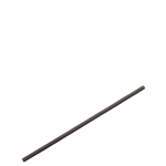 AGAVE BLACK SIP STRAW 5"(13CM) 2.5MM BORE-BOX 250