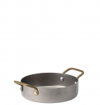 VINTAGE STEEL MINI CASSEROLE DISH 5" (12.25CM)
