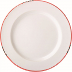 UTOPIA AVEBURY RED STONEWARE PLATE 10.2"