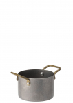 VINTAGE STEEL MINI CASSEROLE D ISH 3.5" (9CM)
