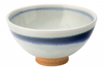 UTOPIA VITRIFIED PORCELAIN HORIZON FOOTED BOWL 4.5"