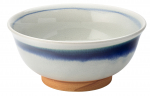 UTOPIA VITRIFIED PORCELAIN HORIZON FOOTED BOWL 7.3"