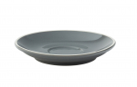UTOPIA SUPER VITRIFIED PORCELAIN BARISTA GREY ESPRESSO SAUCER 4.5"