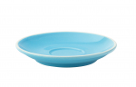 UTOPIA SUPER VITRIFIED PORCELAIN BARISTA BLUE SAUCER 4.5"
