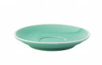 UTOPIA SUPER VITRIFIED PORCELAIN BARISTA GREEN SAUCER 4.5"