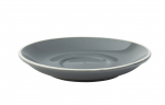 UTOPIA SUPER VITRIFIED PORCELAIN BARISTA GREY SAUCER 5.5"