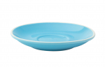 UTOPIA SUPER VITRIFIED PORCELAIN BARISTA BLUE SAUCER 5.5"