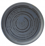 UTOPIA CIRCUS DENIM WALLED PLATE 8.25" (21CM)