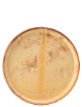 UTOPIA MURRA HONEY WALLED PLATE 8.25"