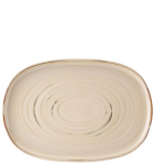 UTOPIA SANTO TAUPE PLATTER 13"