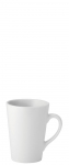 UTOPIA VITRIFIED PORCELAIN PURE WHITE LATTE MUG 12OZ
