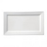 UTOPIA WHITE SUPER VITRIFIED PORCELAIN TITAN RECTANGULAR PLATE 11.8X7"