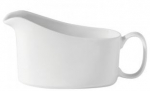 UTOPIA WHITE SUPER VITRIFIED PORCELAIN TITAN SAUCE BOAT 7OZ