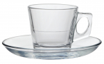 UTOPIA VELA ESPRESSO CUP AND SAUCER 2.7OZ (7CL)