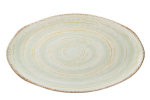 UTOPIA MELAMINE WILDWOOD GREEN PLATTER 20.7X11.8"