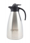 COFFEE INSCRIBED VAC JUG S/S CONTEMPORARY 2LTR