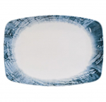 WAVE RECT PLATE 32CM PORLAND ENIGMA 12 1/2"