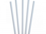 WHITE SHAKE STRAW UNWRAPPED 8MMX200MM 30X200 STRAWS X6000