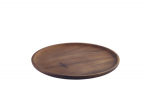 GENWARE ACACIA WOOD ROUND SERVING PLATE 10.2"