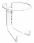 WIRE WALL BRACKET FOR 500ML PUMP BOTTLES WHITE PLAS COATED