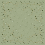SLIPCOVER BIO DC 84X84CM NOEL PISTACHIO