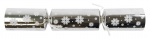 12" SILVER SNOWFLAKE CRACKERS
