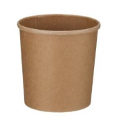 12OZ KRAFT PREMIUM SOUP POT PP LINED. MICROWAVE SAFE