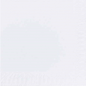 POPPIES WHITE 32CM 2PLY 8FOLD NAPKIN