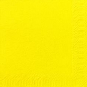 POPPIES NAPKIN 33CM 2PLY YELLOW