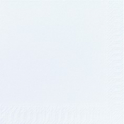 DUNI NAPKIN 33CM 3PLY WHITE