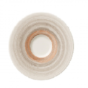 AMARAH TAUPE SAUCER 17CM / 6.7inch