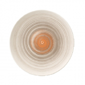 AMARAH TAUPE FLAT COUPE PLATE 25CM / 9.8inch