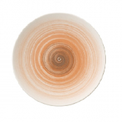AMARAH TAUPE FLAT COUPE PLATE 16CM / 6.3inch