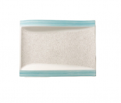 AMARAH AQUAMARIN GOURMET RECTANGULAR PLATE 37X25CM / 14.6X9.8inch