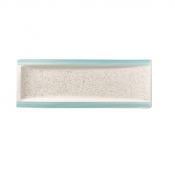 AMARAH AQUAMARIN RECTANGULAR FLAT ANTIPASTI PLATE 42X15CM /16.5X5.9inch
