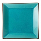 AQUA SQUARE PLATE 10inch 25CM X6 K90029