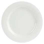 DPS PORCELITE BANQUET WIDE RIM PLATE 9inch