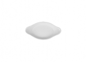 SUPERWHITE OVAL EARED DISH 6.5inch 16.5CM