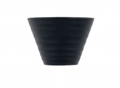 ARTISAN ONYX 11CM CONICAL BOWL BLACK